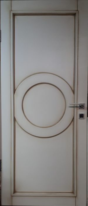 Межкомнатная дверь в профиле массив (эмаль с патиной) Дзержинск